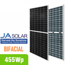 Panou fotovoltaic 455 Wp monocristalin BIFACIAL JA SOLAR, JAM72D20-455MB